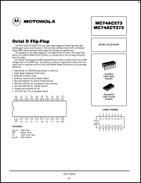 MC74AC273DTEL Datasheet