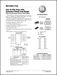 MC74HC174ADR2 Datasheet