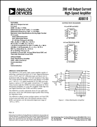 AD8018ARU Datasheet