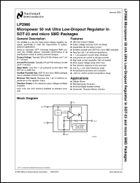 LP2980IM5-2.5 Datasheet