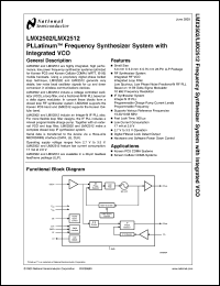 LMX2502LQ1635 Datasheet