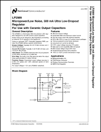 LP2989IMX-2.5 Datasheet