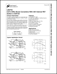 LM2733XEVAL Datasheet