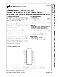 LM4840MTX Datasheet