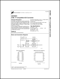 ADC0848MWC Datasheet