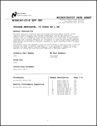 LM140AK-5.0/883 Datasheet