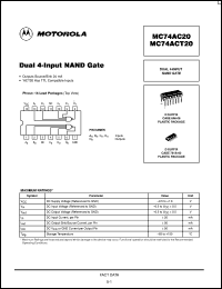 MC74AC240DT Datasheet