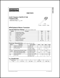 KSC2383 Datasheet