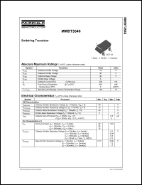 MMBT3640LT1 Datasheet