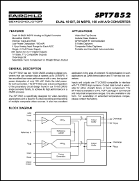 SPT7850SCT Datasheet