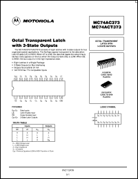 MC74AC374MR2 Datasheet