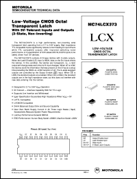 MC74LCX373MEL Datasheet