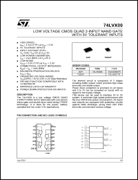 74LVX74SJ Datasheet