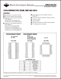 WMS512K8-35DJI Datasheet