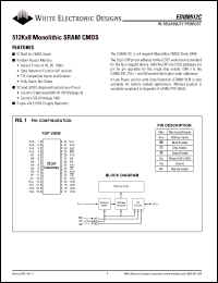 EDI88512C100NI Datasheet