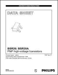 BSR20A Datasheet