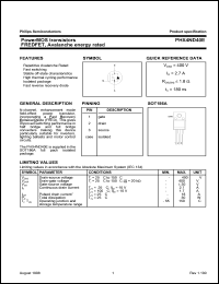 PHX4N50E Datasheet