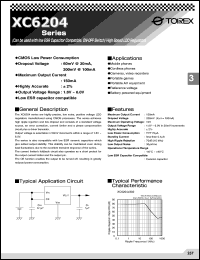 XC6204B27ADR Datasheet