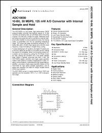 ADC10030CIVT Datasheet