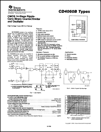 CD4060BNSR Datasheet