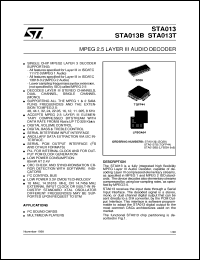 STA013 Datasheet