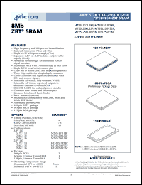 MT55L256V32PF-10 Datasheet