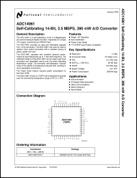 ADC14061CCVT Datasheet