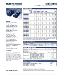 NMD120512D Datasheet