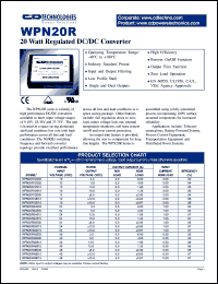 WPN20R24S15 Datasheet