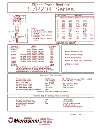 1N1199AR Datasheet