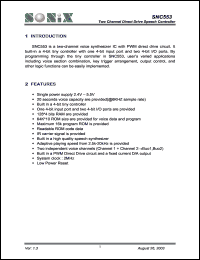 SNC553 Datasheet