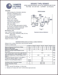 SB320D Datasheet