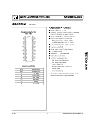 WPS512K8LC-70TM Datasheet