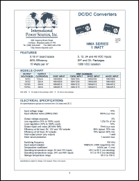 NMA2405S Datasheet