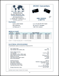 NMH0515D Datasheet