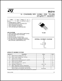 BUZ10 Datasheet