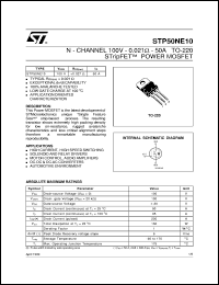 STP5NA60 Datasheet