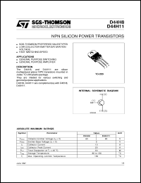 D44H8 Datasheet