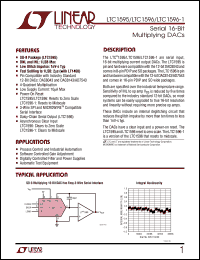 LTC1596-1CISW Datasheet