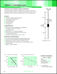 1.5KE350CA Datasheet