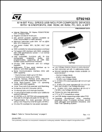 ST92E163N4D1L Datasheet