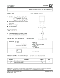 APM2007NUC-TR Datasheet