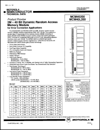 MCM40200SG10 Datasheet