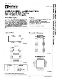 54ACQ821SPMX Datasheet