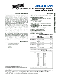 MAX1300AEUG
 Datasheet