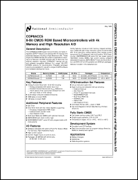 COP8ACC528D9 Datasheet