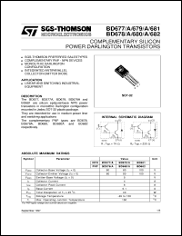 BD678 Datasheet