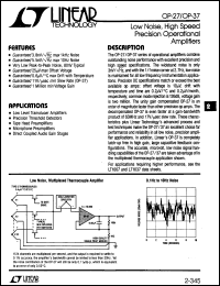 OP37 Datasheet