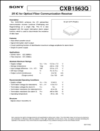 CXB1562AQ Datasheet