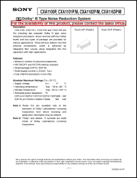 CXA1077M Datasheet